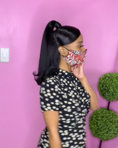 🌸🌺THE SPOT🌸🌺 on Instagram: “Half up Quickweave with flip curls💕  #atlhair #atlantahairstylist #flipcurls #90s #halfuphalfdown #atlantastylist” Half Up Half Down Flipped Ends, Flip Curls, Hairdo Ideas, Wedding Hairdo, High Ponytail Hairstyles, Hairdo Wedding, High Ponytail, Hair Flip, High Ponytails