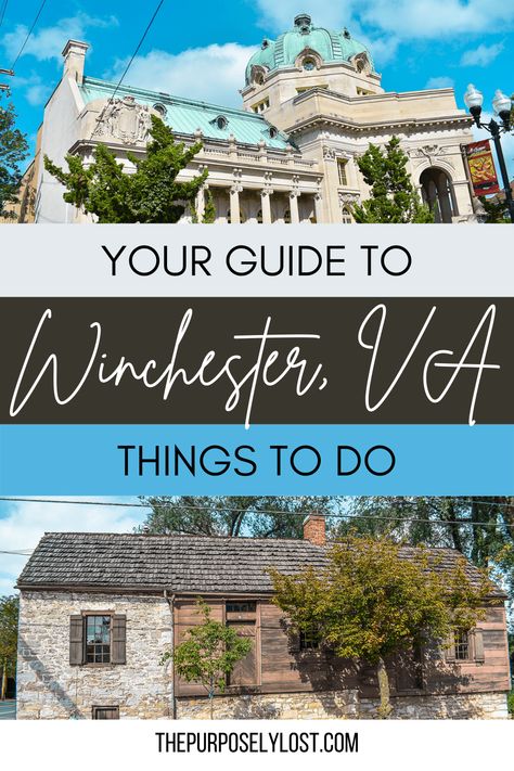 Whether you’re visiting Shenandoah University or looking for a lovely day trip in Virginia, there are so many wonderful things to do in Winchester! Winchester Va Things To Do In, Day Trips In Virginia, Shenandoah University, Winchester Virginia, 2 Days Trip, Virginia History, Discovery Museum, North America Travel Destinations, Winchester Va