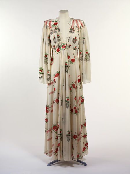 Evening dress | Clark, Ossie ca. 1970-1971 Biba Fashion, Celia Birtwell, Ossie Clark, Fashion 1970s, 20th Century Fashion, 1970s Fashion, 70s Dress, Mode Vintage, Print Chiffon