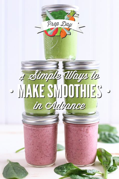 Four super easy ways to always have smoothies stocked without taking out the blender every single day. Make Ahead Smoothies, Make Smoothies, Vitamix Recipes, Breakfast Smoothies, Smoothie Shakes, Diet Keto, Smoothie Drinks, Live Simply, Smoothie Recipes Healthy