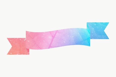 Colorful ribbon banner design element | free image by rawpixel.com / sasi Unicorn Banner Printable, Rainbow Banner, Banner Ribbon, Banner Clip Art, Unicorn Banner, Ribbon Cake, Happy Birthday Printable, Unicorns Png, Creative Banners