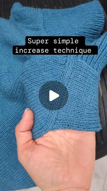 How To Increase Stitches In Knitting, Raglan Increases Knitting, Simple Knitting Patterns, Raglan Increases, Types Of Knitting Stitches, Knitting Increase, Yarn Tutorials, Designer Knitting Patterns, Knit Purl Stitches