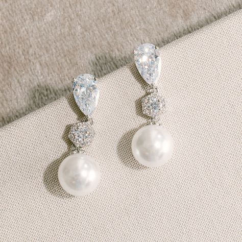 Bride Earrings Pearl, Pearl Drop Earrings Bridal, Silver Pearl Jewelry, Pearl Drop Earrings Gold, Bridal Wedding Earrings, Pearl Earrings Wedding, Bride Earrings, Bridal Earrings Pearl, Ivory Pearl