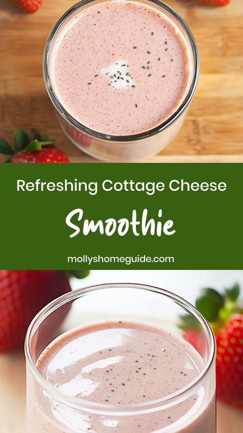 Indulge in a healthy and delicious treat with these refreshing cottage cheese smoothie recipes. Blend up a creamy concoction that’s not only tasty but also packed with protein and nutrients. Perfect for breakfast, snacks, or post-workout fuel. Explore different flavor combinations like mixed berries, tropical fruits, or decadent chocolate to satisfy your cravings guilt-free. Upgrade your smoothie game with the goodness of cottage cheese – it’s a game-changer!

Ingredients
1 cup unsweetened almon Blended Cottage Cheese Recipes Breakfast, Cottage Cheese Smoothie Recipes, Cottage Cheese Fruit, Cottage Cheese Recipes Breakfast, Bariatric Breakfast, Low Calorie Pancakes, Cottage Cheese Smoothie, Almond Milk Cheese, Cottage Cheese Breakfast