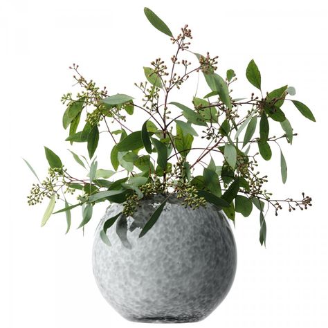 Buy Grey, Handmade Glass ,Tweed, 20cm Vases from the Official LSA International web store. Vase Png, Glass Bowl Decor, Plant Vase, French Floral, Grey Tweed, Beautiful Flower Arrangements, Flower Display, Vase Design, Flower Planters