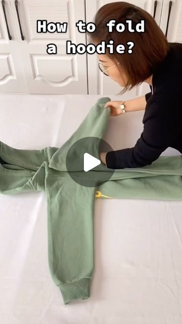 Fold A Hoodie How To, How To Hang Hoodies In Closet, Folding Sweatshirts To Save Space, How To Fold A Hoodie To Save Space, How To Pack Clothes, How To Fold Hoodies To Save Space, Folding Hoodies To Save Space, Folding Sweatshirts, How To Fold Clothes