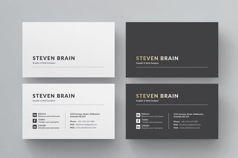 Student Business Cards, Brain Graphic, Business Cards Layout, Graphic Design Business Card, Business Card Design Inspiration, Minimal Business Card, Cleaning Business Cards, Presentation Cards, Business Card Inspiration