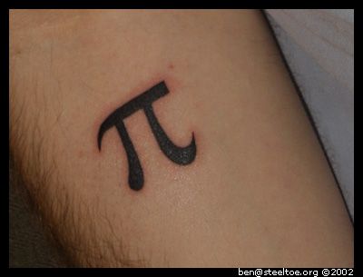 Pie Symbol Tattoo, Math Tattoos Ideas Simple, Math Tattoo Ideas Symbols, Pi Tattoo Ideas, Pie Symbol, Pi Symbol Tattoo, Math Tattoo, Mathametics Symbol, Pi Math Art