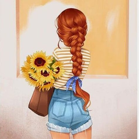 Laura Price, Red Head Cartoon, Redhead Art, خريطة ذهنية, Cartoon Profile, Girly Drawings, Illustration Art Girl, Pola Sulam, Cartoon Profile Pics