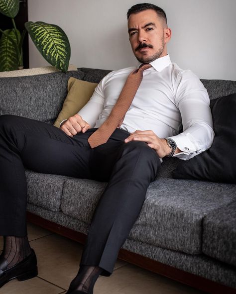 Finally a set where you can drool over my shoes, socks and feet, right? 😂 Sheer Shoes, Man Socks, Men In Socks, Men Fashion Photo, Office Men, Formal Fashion, Shoes Socks, Formal Mens Fashion, Fashion Suits