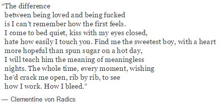 Clementine von Radics Clementine Von Radics, Kinds Of Poetry, Touching You, Deep Words, Poetry, Typography, Feelings, Quotes