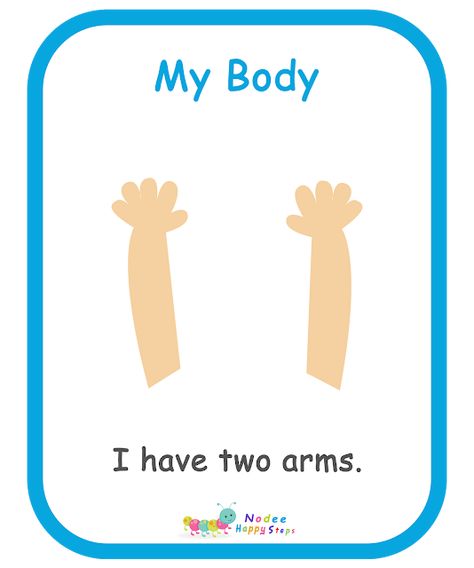 My Body - Story for Kids part - part 1 Body Parts For Kids Free Printable, Preschool Printouts, Kids Learning Charts, Body Parts Preschool Activities, Body Parts For Kids, Infant Crafts, Body Preschool, Easy Preschool Crafts, Body Parts Preschool