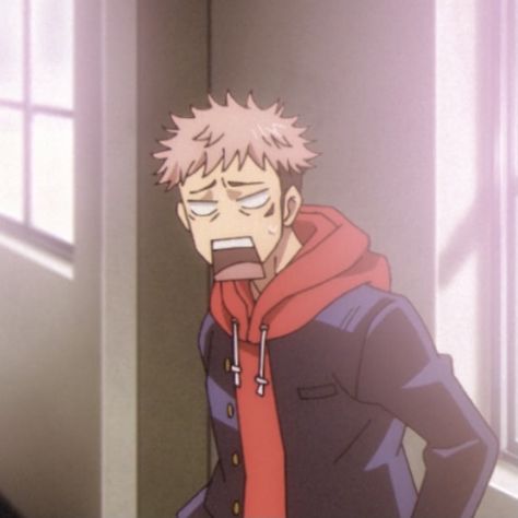 Yuuji Itadori, Yuji Itadori, Anime Jokes, Funny Anime Pics, Funny Faces, Cutie Patootie, Reaction Pictures, Jujutsu Kaisen, Anime Images