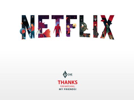 Illustration "Characters of Netflix" on Behance Netflix Illustration Art, Netflix Illustration, Netflix Logo, Imran Khan Pic, Behance Illustration, School Fonts, Direction Illustration, Illustration Projects, Yearbook Themes