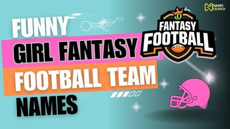 Pinterest board titled "Fantasy Football Funnies: Funny Girl Team Names." Discover a collection of humorous and creative fantasy football team names for women who want to add humor to their league. Score laughs along with touchdowns! 🏈🤣 #FunnyGirlFantasyFootball #FootballHumor Fantasy League Names, Fantasy Football Names Funny, Fantasy Football Team Names, Fantasy Team Names, Fantasy Football League Names, Fantasy Football Names, Fantasy Football Funny, Fantasy Football Logos, Fantasy Football Humor