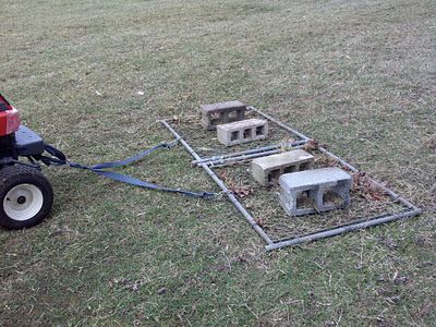 Our Tiny Farm in Western North Carolina: Build Your Own Drag Chain Harrow (Manure Rake for Your Pasture) Manure Management, Farm Hacks, Horse Farm Ideas, Barn Hacks, Tiny Farm, Horse Arena, Horse Shelter, Farm Projects, Farm Ideas