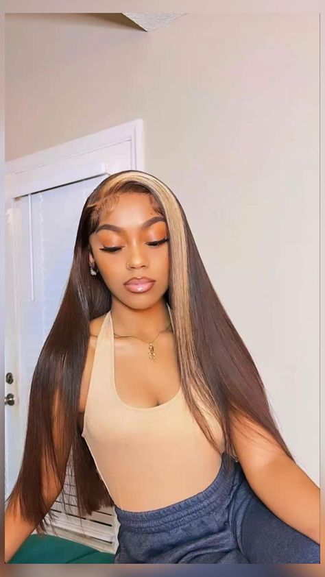 Frontal Wig Hairstyles, Frontal Hairstyles, Hair Ponytail Styles, Hair Laid, Dope Hairstyles, Front Lace Wigs Human Hair, Baddie Hairstyles, Aesthetic Hair, Black Women Hairstyles