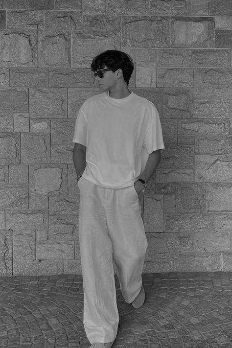 what to wear boyfriend outfit men's outfit gift for men for boyfriend White Pants Outfit Summer Classy, Wide Legged Linen Pants, White Linen Pants Men, Wide Leg Linen Pants Outfit, Linen Pants Outfit Men, White Pants Outfit Summer, Linen Pants Outfit Summer, Linen Pants Men, Wide Leg White Linen Pants