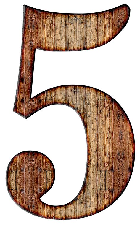 Number 5 Five - Free image on Pixabay Number Five, Wooden Numbers, Selling Your House, Alphabet And Numbers, 귀여운 동물, Image Illustration, Textured Background, Stock Images Free, Stock Illustration