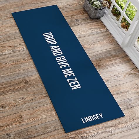 Custom Yoga Mat with Anti-Slip Green Backing Personalized Yoga Mat, Diy Yoga, Custom Yoga Mat, Yoga Positions, Yoga Help, Mat Black, Selling Prints, Single Line, Yoga Teacher Training