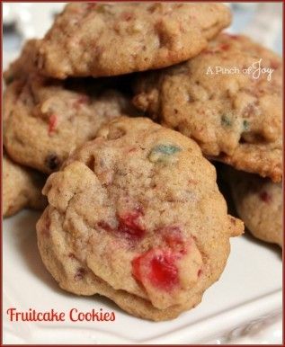 Fruit Cake Cookies Recipe, Fruitcake Cookies, Candied Citrus, Fruit Cake Cookies, Fruit Cookies, Fruit Cake Christmas, Maraschino Cherries, Fruitcake Recipes, Christmas Foods