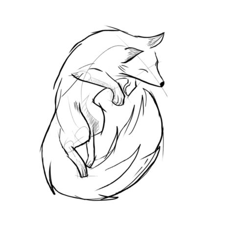 Draw of a fox jumping in sketch style Artic Fox Tattoo Design, Arctic Fox Tattoo, Simple Fox Tattoo, Simple Fox Drawing, Fox Line Drawing, Fox Tattoo Men, Fox Line Art, Minimal Fox, Logo Sculpture