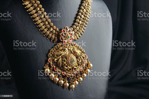 50grams Gold Haram, Gold Haram, Wedding Jewelry Sets Bridal Jewellery, Long Haram, Antique Jewelry Indian, India Jewelry, Jewelry Indian, Bridal Jewellery, Wedding Collection