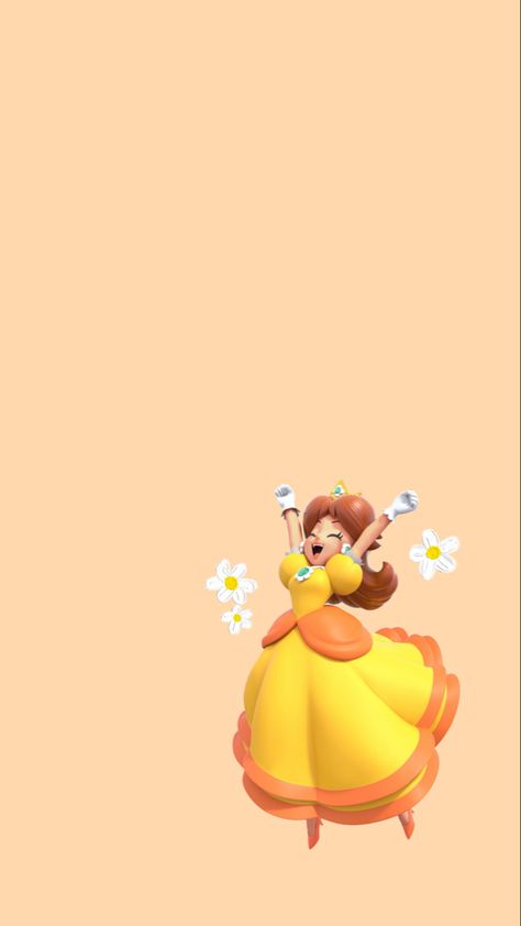 Luigi And Daisy Wallpaper, Daisy Nintendo Icon, Princess Daisy Tattoo, Princess Peach Wallpaper Iphone, Princess Daisy Aesthetic, Princess Daisy Wallpaper, Daisy From Mario, Princess Peach Wallpaper, Daisy Super Mario