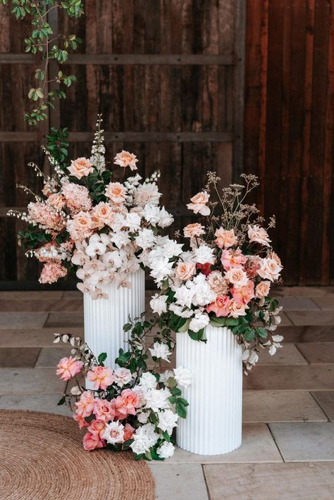 Emma + Luke - The Stables, Bendooley Estate Wedding - The Evoke Company Wedding Alters, Country Garden Weddings, The Stables, Boho Wedding Flowers, Wedding Altars, Wedding Ceremony Backdrop, Wedding Ceremony Flowers, Floral Arrangements Wedding, Garden Party Wedding