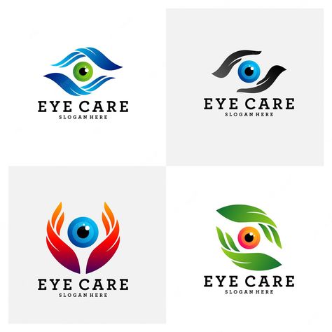 Optic Logo, Care Logo Design, Minimal Font, Logo Design Health, Clinic Logo, Retro Text, Eye Logo, 3d Text Effect, Care Logo