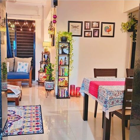 Rented Apartment Decor Indian, Rented Apartment Decor, Simple Home Decor Indian, Indian House Interior, Home Interior Design Living Room, Colorful Room Decor, Indian Room Decor, Indian Bedroom Decor, Drawing Room Decor