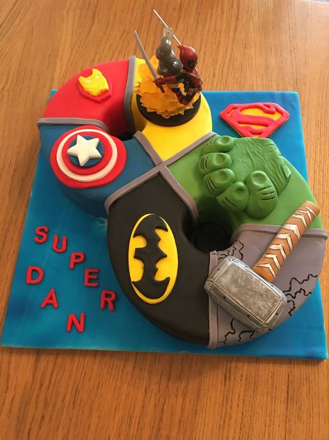 Cake Designs 8 Year, 8 Yaş Doğum Günü Pastası, 8th Birthday Cakes For Boys, Birthday Cake For 8 Year Boy, 8th Birthday Cake Boys, Birthday Cake For 4 Year Boy, Avengers Pinata, Old Birthday Cake, Birthday Cake Images