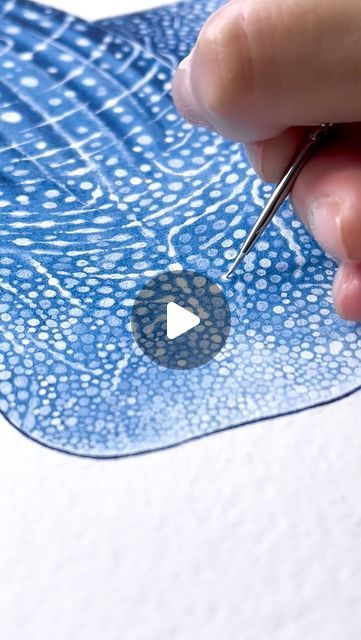 Janavi Kramer on Instagram: "Did you know that every Whale Shark has a unique pattern which is used to identify each individual - just like our fingerprints! 

Their beautiful skin is adorned with a myriad of spots and swirls that look almost like a constellation of stars ✨

Can’t wait to show you all the finished piece later this week 🥰

—

📸 Photo Inspiration from ‘Isolation’ - an award nominated photograph taken by the talented @Kaushman 

#whaleshark #wildlife #shark #sharks #watercolour #scientificillustration #illustration #marine #girlsthatscuba #scubadiving #uwphotography #watchmepaint #paintwhatyoulove #protectwhatyoulove #nature #ocean #oceanart #oceanartist #art #artist #artistofinstagram" Whale Shark Line Art, Whale Shark Print, Whale Shark Linocut, Whale Shark Art, Watercolour Whale Shark, Shark Watercolour Painting, Constellation Of Stars, Shark Design, Nature Ocean