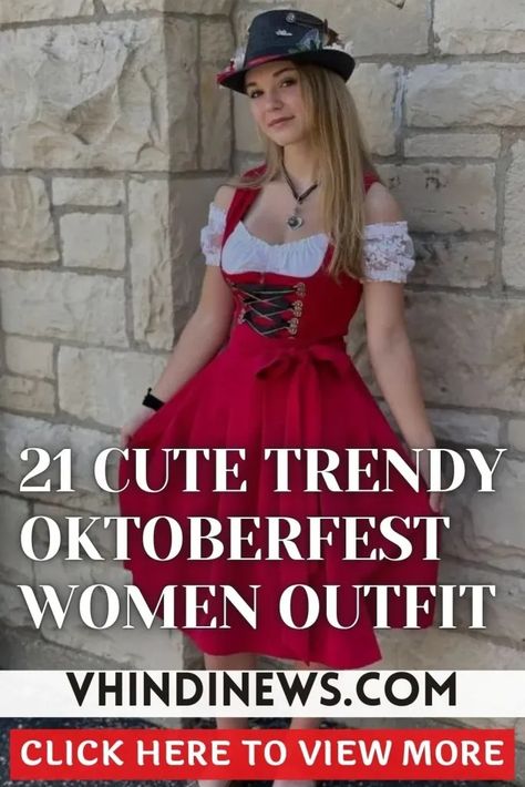 What to Wear to Oktoberfest: 21 Best Oktoberfest Outfits for Women 44 What To Wear To Octoberfest, Octoberfest Outfits Diy, Oktoberfest Women Outfit, German Outfits Women, Oktoberfest Outfit Women Casual, October Fest Outfit, Octoberfest Women, Oktoberfest Outfit Women, Octoberfest Outfit