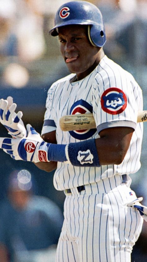 Sammy Sosa, Chicago Sports Teams, Go Cubs Go, Baseball Teams, Black Figure, Chicago Sports, Mlb Players, Print Ideas, National League