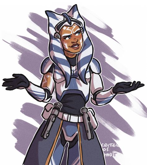 Ashoka Star Wars, Clone Trooper Armor, Ashoka Tano, Star Wars Ahsoka, Star Wars Drawings, Yumeko Jabami, Star Wars Artwork, Ahsoka Tano, Star Wars Fan Art