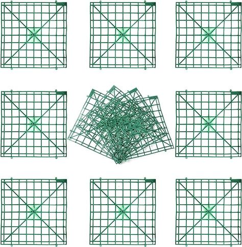 Amazon.com: MIUPOO Artificial Flower Grid Panels,DIY Flowers Wall Frames,Flowers Wall Arches Backdrop,Plastic Fences Frames for Wedding Party Flower Grids,Artificial Flowers Plant Base,12Pieces,10x10 Inches : Home & Kitchen Arches Backdrop, Artificial Flowers Decor, Grid Panel, Diy Flores, Wedding Party Flowers, Arch Decoration, Diy Arrangements, Flower Panels, Mural Floral