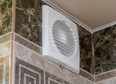 How to Install a Bathroom Fan: A Step-by-Step Guide — Bob Vila Bathroom Exhaust Fan Ideas, Bathroom Ventilation Window Design, Ventilation Window Design, Exhaust Fan Cover, Bathroom Ventilation Fan, Small Bathroom Window, Bathroom Ventilation, Extractor Fan, Bathroom Exhaust