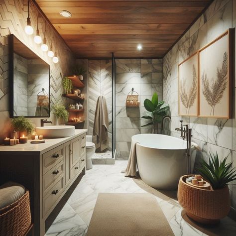 Basement Bathroom Ideas Basement Spa Bathroom, Modern Basement Bathroom Ideas, Basement Full Bathroom Ideas, Basement Bathroom Remodel, Basement Bathroom Ideas, Basement Bathrooms, Basement Bathroom Remodeling, Modern Fixtures, Accent Wall Paint