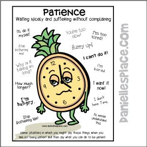 Fruits Of The Spirit Patience, Fruit Of The Spirit Patience Craft, Patience Worksheets, Patience Crafts For Kids Sunday School, Patience Activities For Kids, Patience Activities, Patience Craft, Fruit Of The Spirit Patience, Caterpillar Puppet