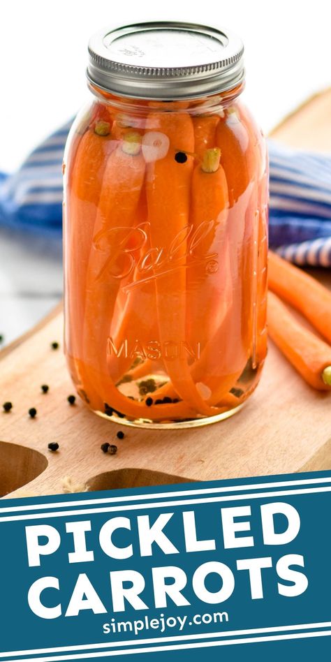 Mexican Pickled Carrots Recipe, Healthy Sauce Recipes, Pickled Carrots Recipe, Pickled Vegetables Recipe, Hot Pickles, Lean Protein Meals, Pickled Eggs, Pickled Carrots, Crowd Pleasing Appetizers