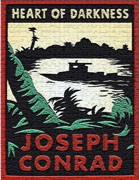 Heart of Darkness. Heart Of Darkness, Joseph Conrad, Handmade Paper Crafts, Dark Heart, Inspirational Books, Cover Pages, Handmade Paper, Book Covers, Books To Read