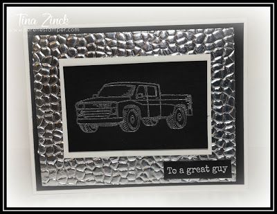 "Pedal to the Metal" Card - Tina Zinck, Stampin' Up! Demonstrator Stampin Up Pedal To The Metal Cards, Tina Zinck, Masculine Birthday Cards, Tin Foil, Stampin Up Cards, Card Ideas, Card Design, Stampin Up, Birthday Cards