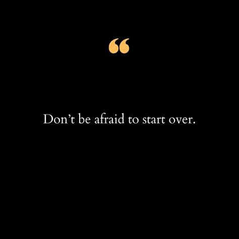 Starting over can be daunting, but it's also an opportunity to embrace new beginnings, learn from past experiences, and grow stronger. Life is full of unexpected twists and turns, and sometimes the path we envision for ourselves takes a different route. It's in these moments that we find our true resilience and courage. Don't be afraid to start over, whether it's in your career, relationships, or personal goals. Every new beginning is a chance to create a better version of yourself. Embrace ... Better Version Of Yourself, Moments Quotes, New Possibilities, Better Version, Grow Strong, New Beginning, Dont Be Afraid, Don't Be Afraid, Personal Goals