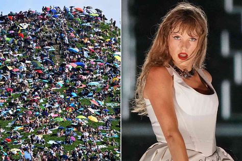 Taylor Swift Is Amazed by Massive Crowds Tailgating at Munich Eras Tour Show: 'I Feel So Incredibly Welcomed' Kanye West Albums, Taylor Swift Jokes, Olivier Martinez, Secret Song, Meg Ryan, Sports Awards, Concert Venue, Warsaw Poland, Entertainment Music