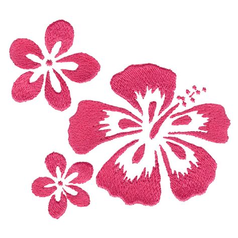 Hibiscus Drawing, Hawaii Flowers, Embroidery Online, Sewing Machine Embroidery, Applique Templates, Embroidery Template, Cutwork Embroidery, Machine Pattern, Embroidery Flowers Pattern