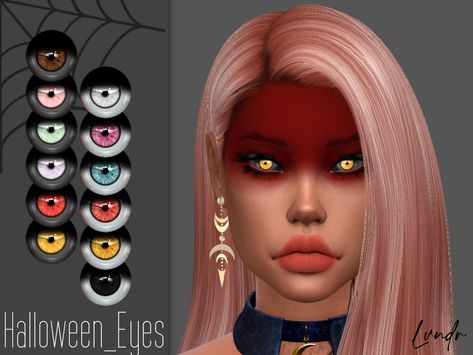 Alien Mermaid, Scary Clothes, Sims 4 Halloween, Vampire Demon, Witch Eyes, Vampire Eyes, Witch Vampire, Vampire Look, Sims 4 Cc Eyes