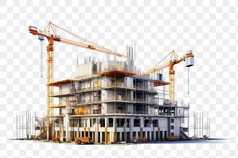 Construction Poster Design, Transportation Architecture, Png Architecture, Graphical Poster, Construction Poster, Building Png, City Transportation, Construction City, Construction Crane