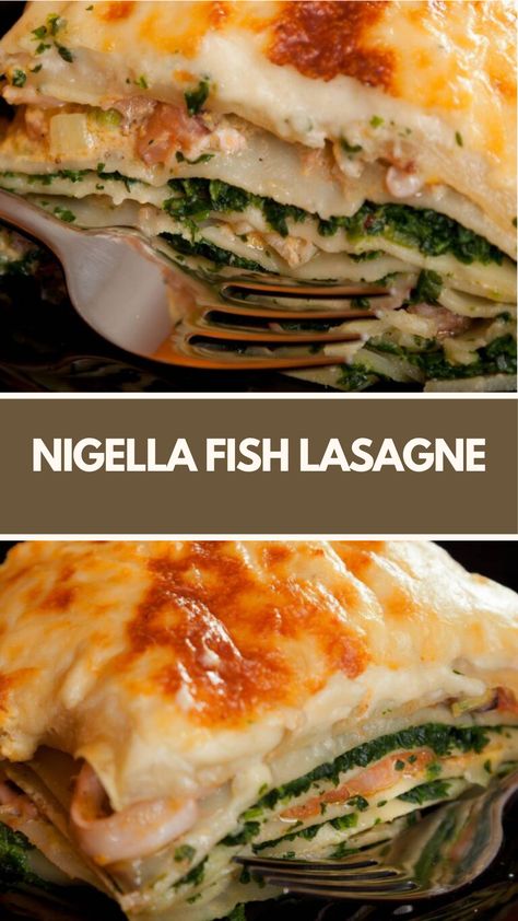 Nigella Fish Lasagne recipe is made with haddock fillet, milk, thyme, and more it takes around 60 minutes to make and serves 6 hungry diners. Fish Lasagna Recipe, Cheese And Onion Pie, Courgette Pasta, Nigella Lawson Recipes, Lasagne Sheets, Lasagne Recipes, Healthy Superfoods, Lamb Curry, Nigella Lawson