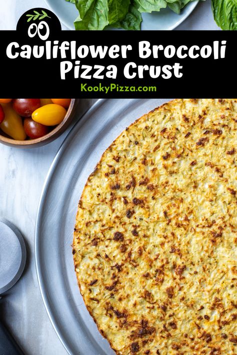 Plant Based Pizza Crust, Broccoli Pizza Crust, Broccoli Pizza, Cauliflower And Broccoli, Plant Based Pizza, Low Sugar Diet Recipes, The Boiled Egg Diet, Delicious Pizza Recipes, Pizza Crusts